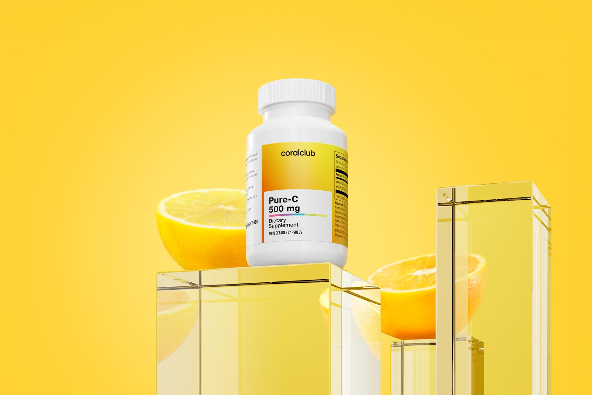 Pure-C 500 mg (60 рослинних капсул, 500 мг) - купити за ціною від