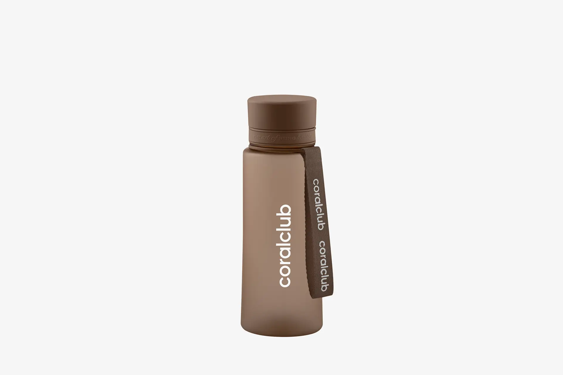 Пластикова пляшка coralclub, коричнева