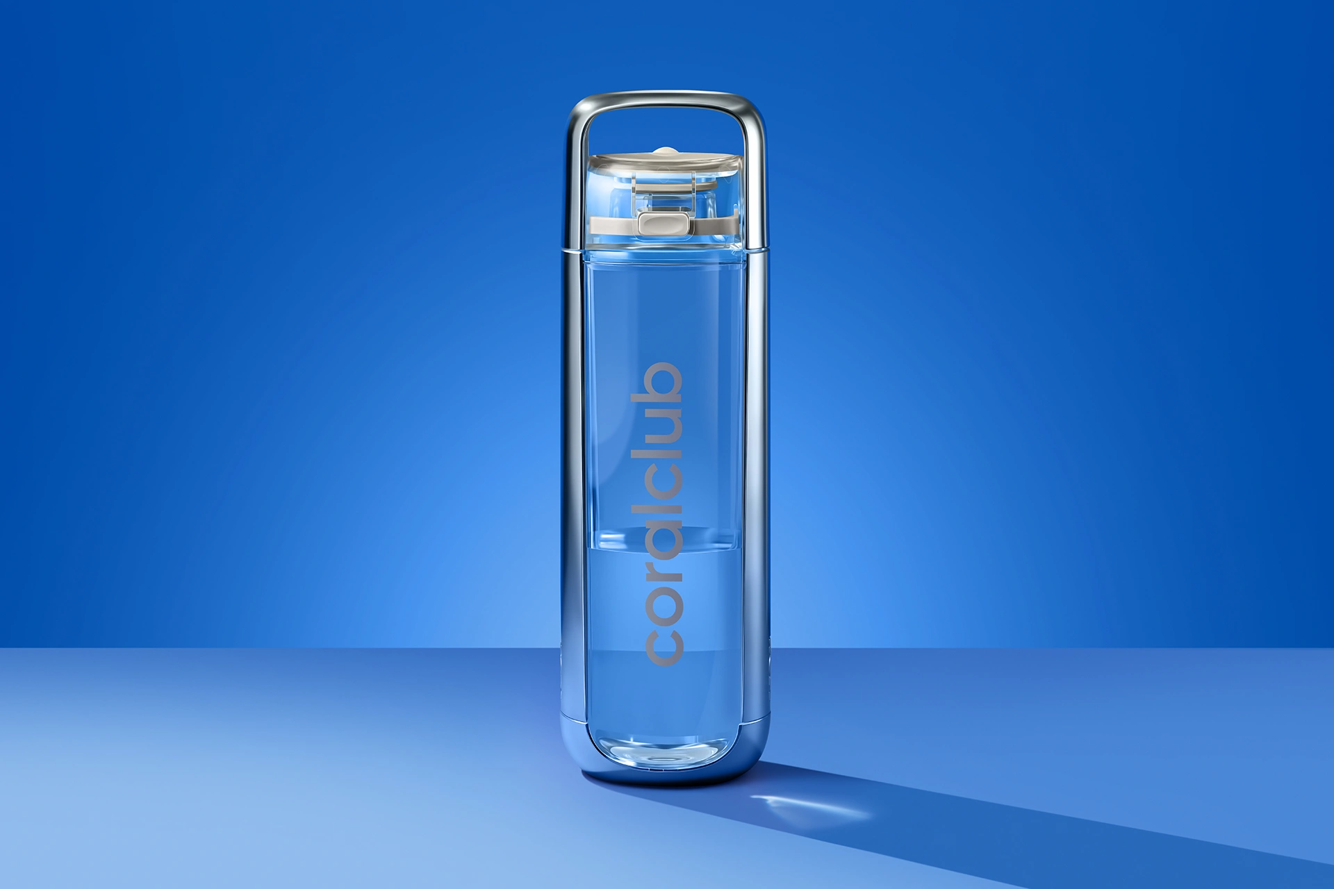Пляшка для води KOR One, хром